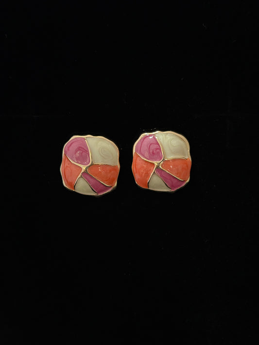 Pink & White MOP Blush Earrings