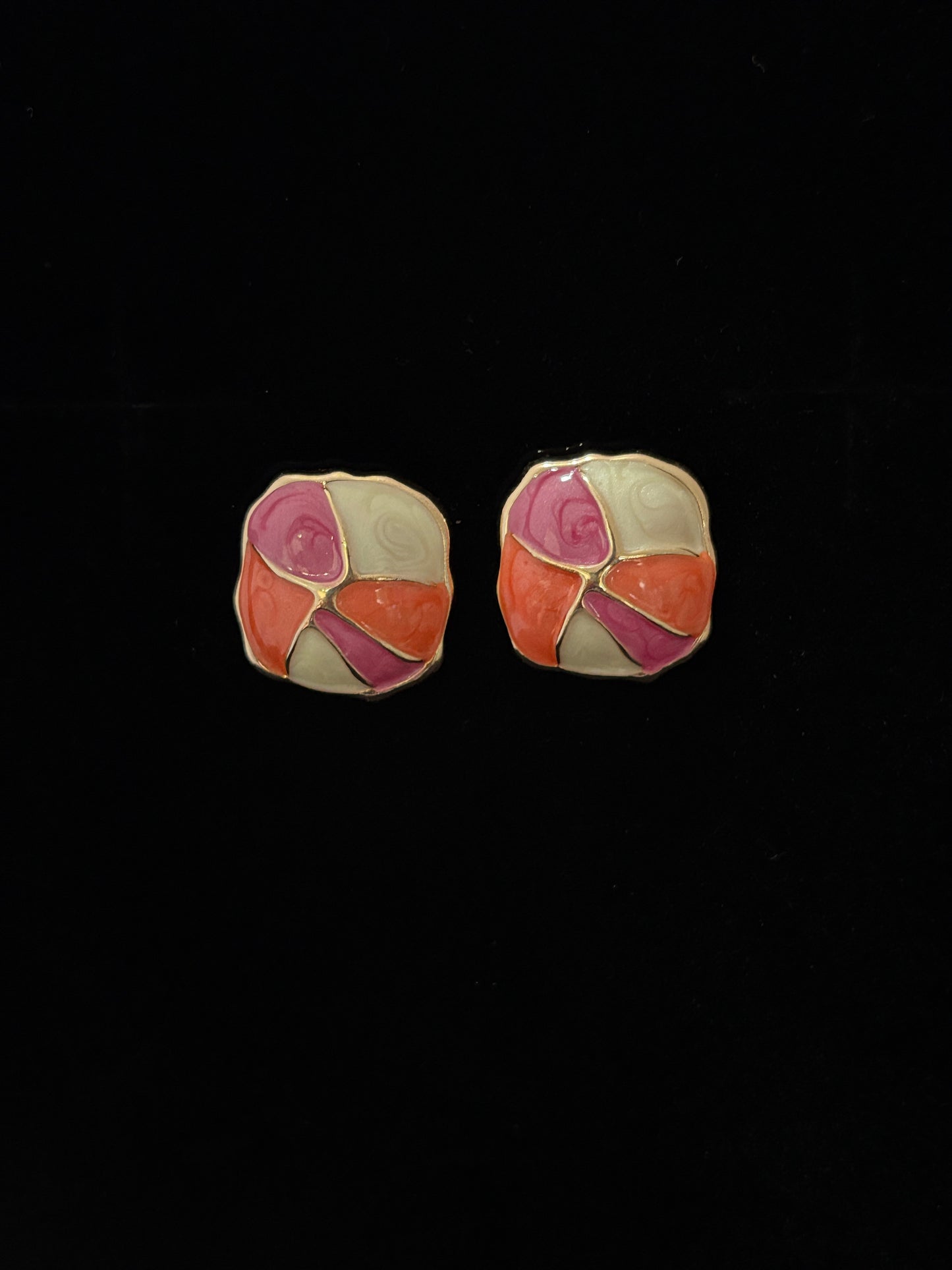 Pink & White MOP Blush Earrings